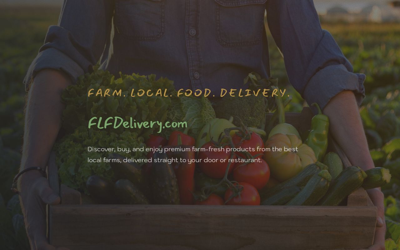 Farm Local Food Delivery